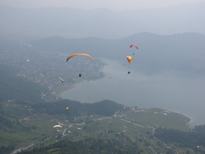 Scenes from a paraglider...