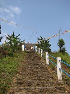 Steps to the temple...
