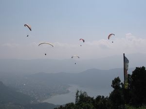 Paragliders...