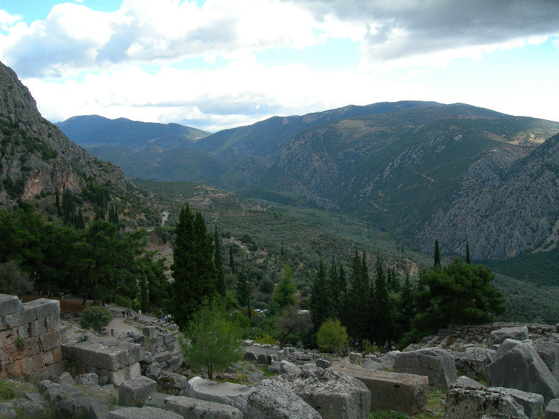 View from Ancient Delphi...