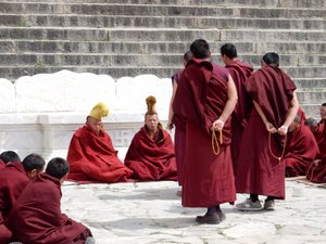 Monks Debating at Deprung Monastery