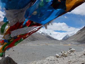 Everest and Prayer Flags