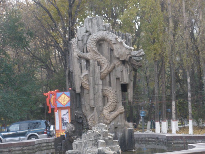 Xining Dragon Statue
