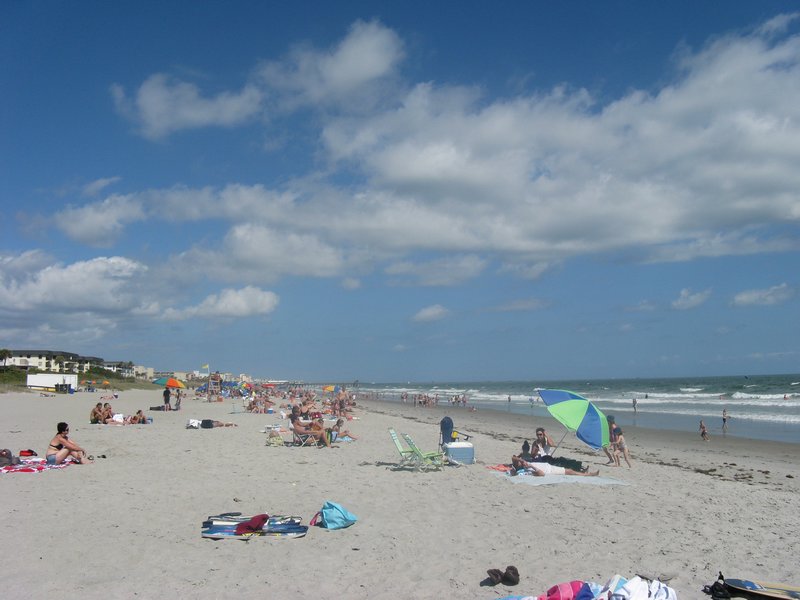 Beach at Shepards Park on Cocoa Beach