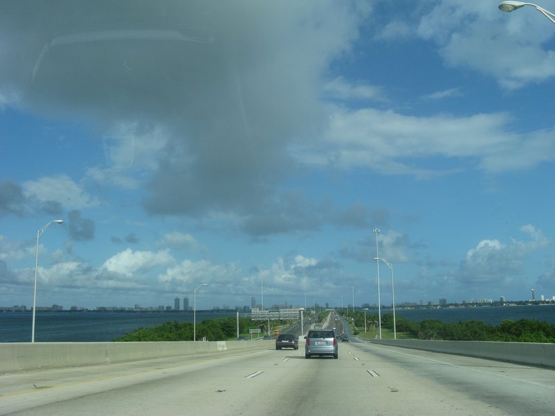 Coming into Miami