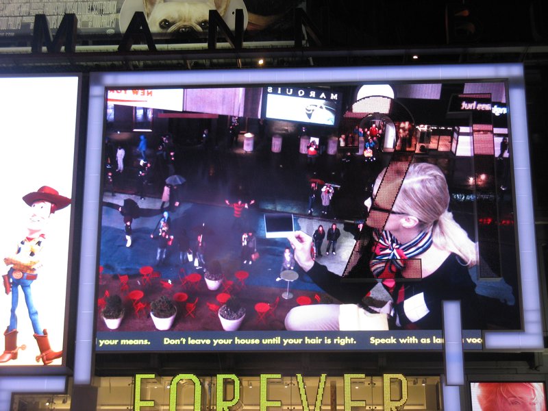 Us on the times square billboard...can you see us???/