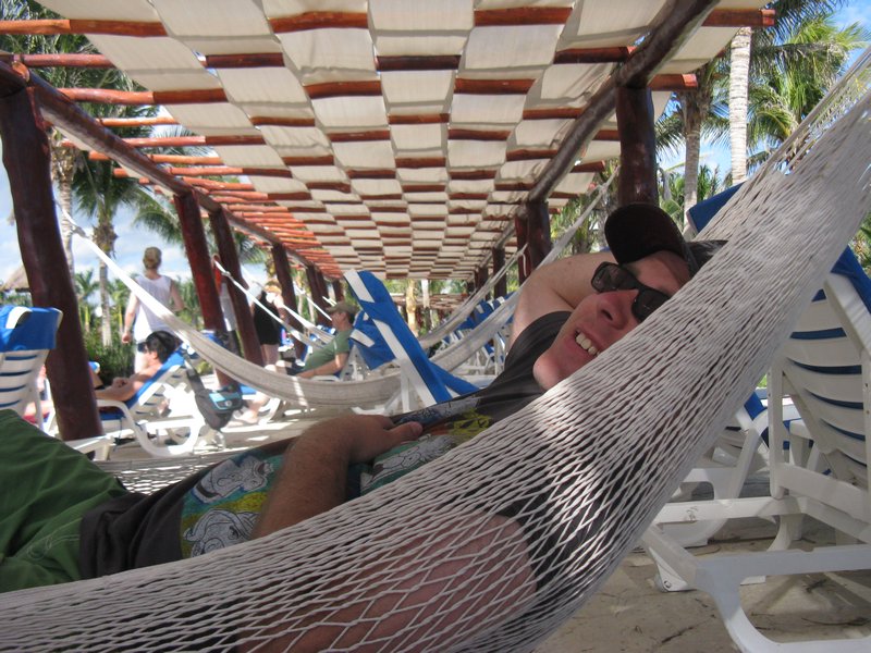 Scotty in the hammock