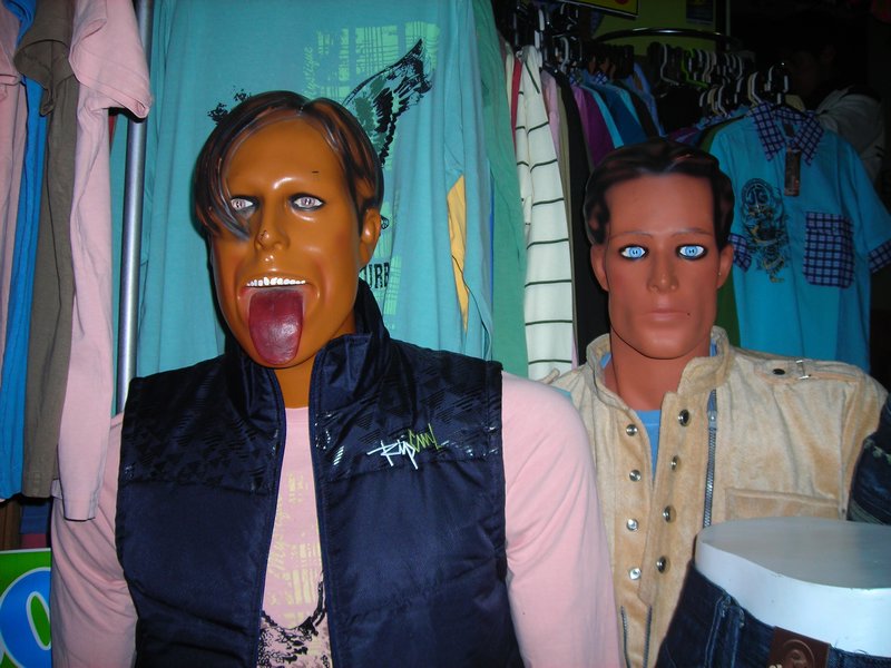 Scary mannequins