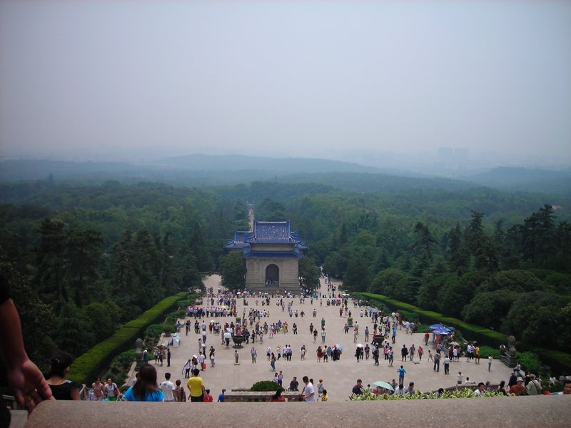 View from Tomb of Sun Yat Sen