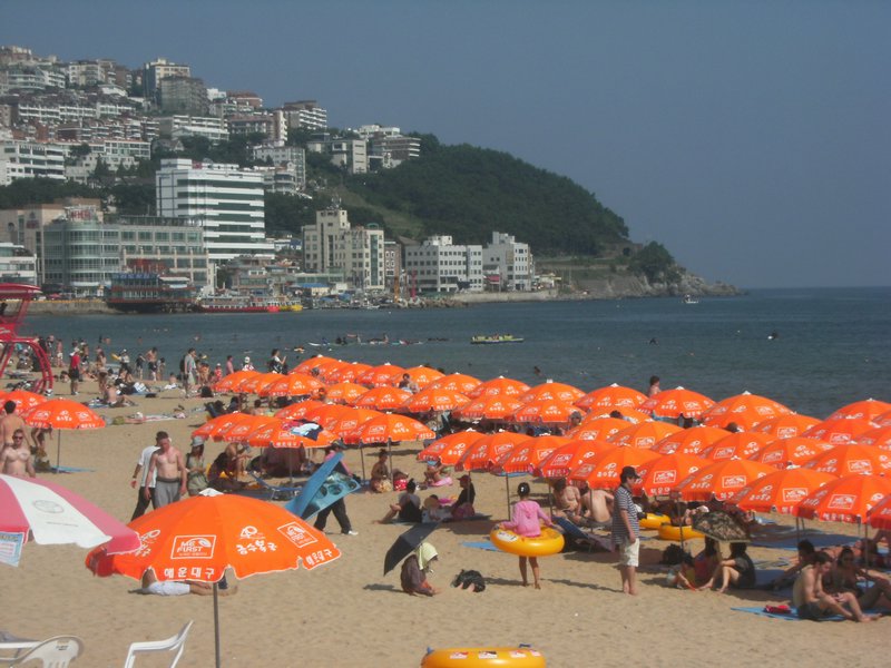 Haeundae beach in Busan