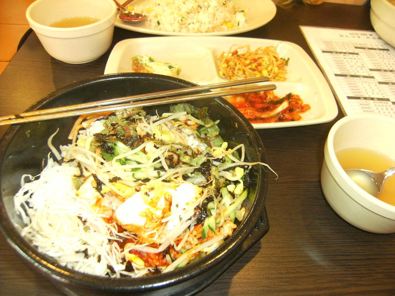 First meal in Korea