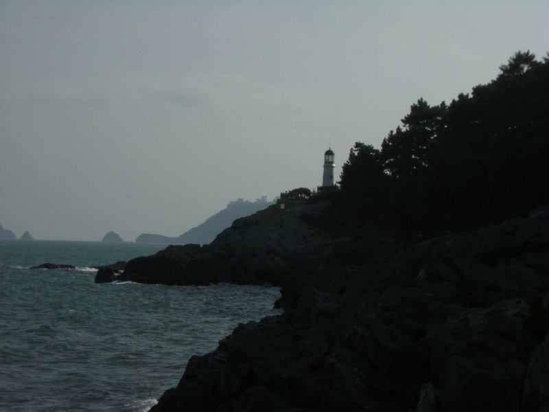 lighthouse at Haeudae Beach