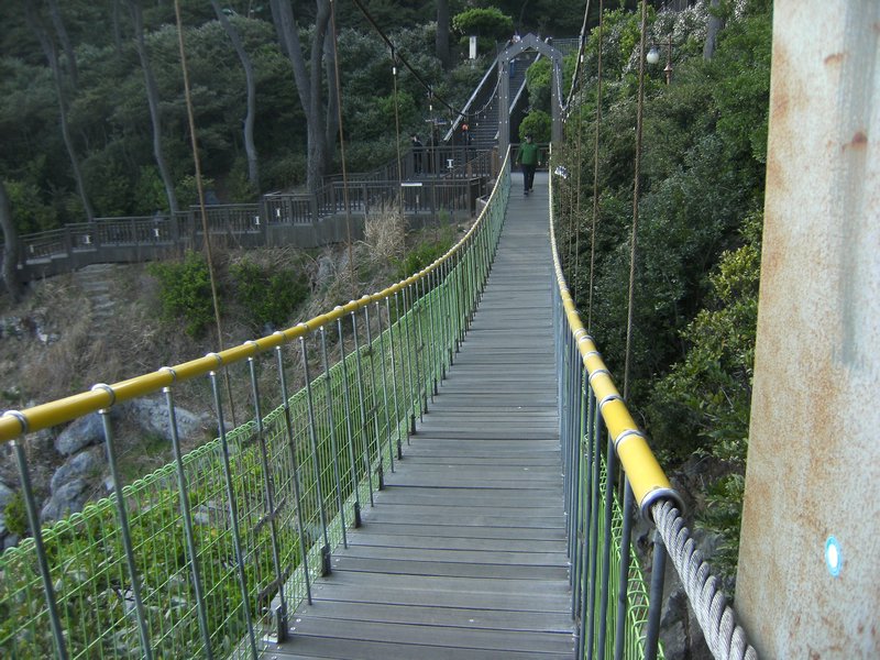 bridge that the Koreans like to jump on even though a sign says don't jump, haha