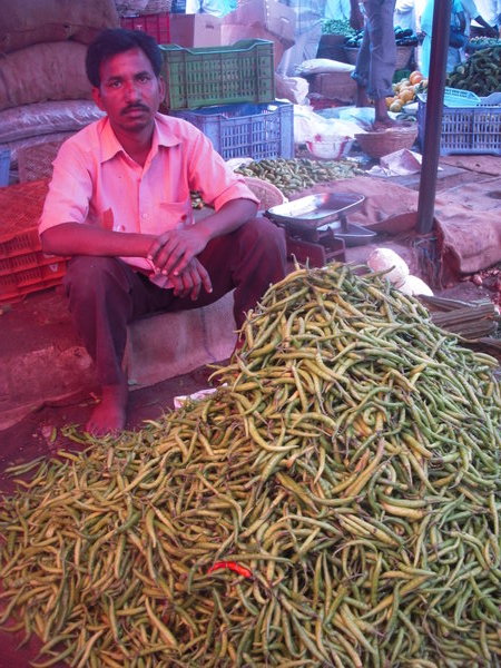 Chilis at the Market