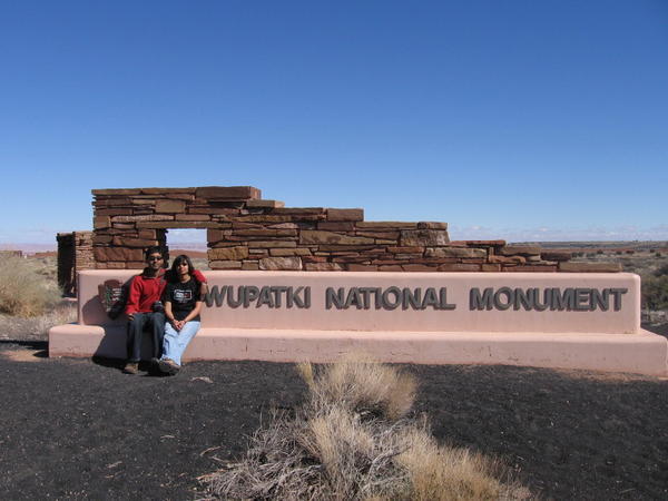 Entering Wupatki National Monument