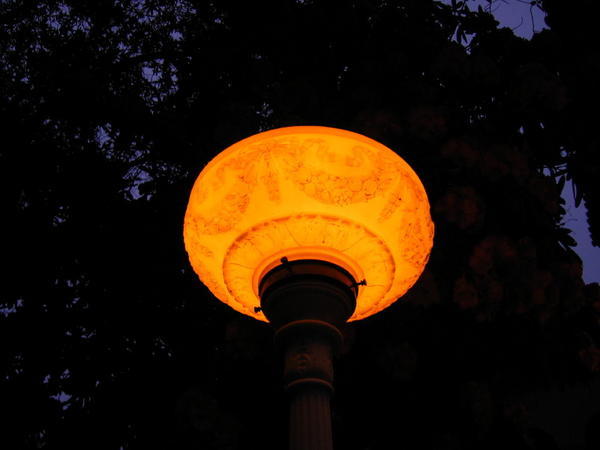one of those outdoor light fixtures