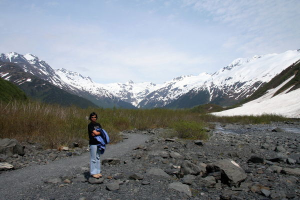 Base of Byron Glacier