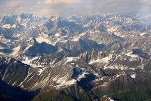 Alaskan Range(from the air)