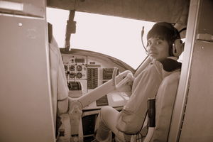 that's me in the cockpit