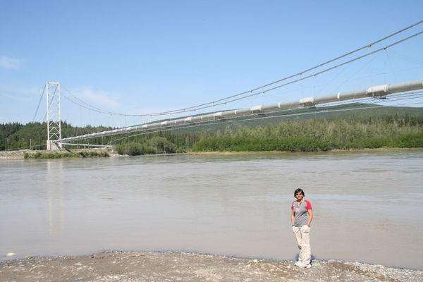 thats a bridge for the Trans Alaskan pipeline