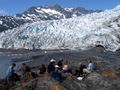 Lunching at Shoup glacier