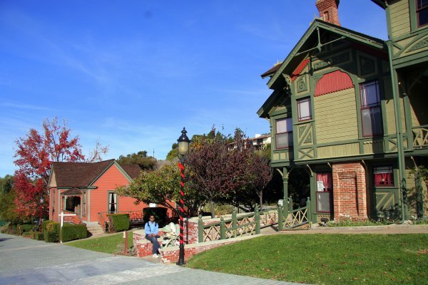 Heritage Park's Victorian houses