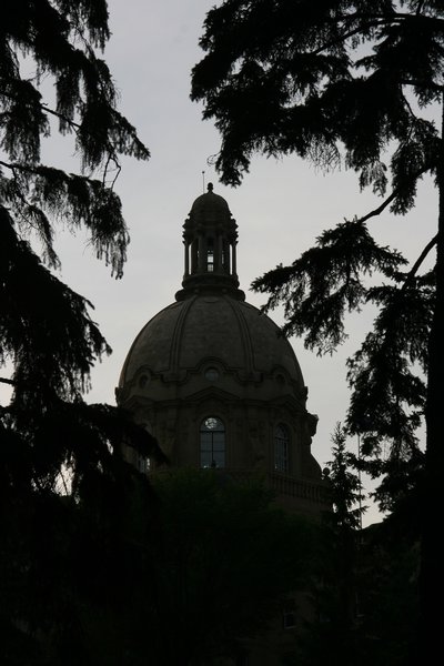 silhouette of the dome