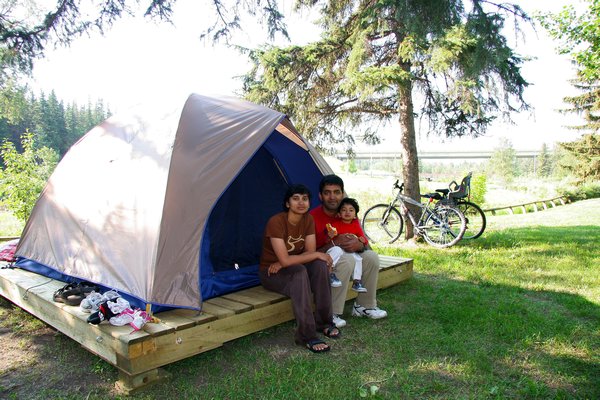 Our campsite