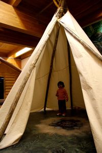 Tipi at the museum
