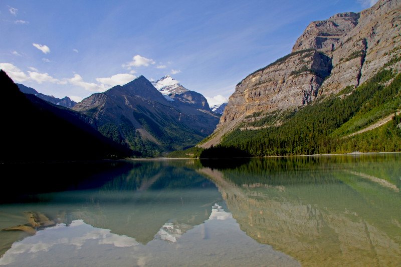 Kinney Lake, with its mountains & glaciers
