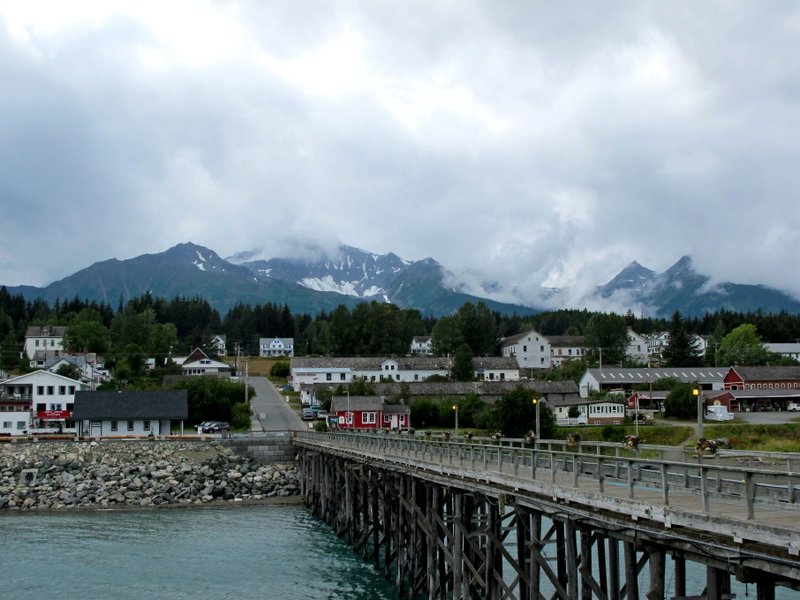 Haines, from the small pier