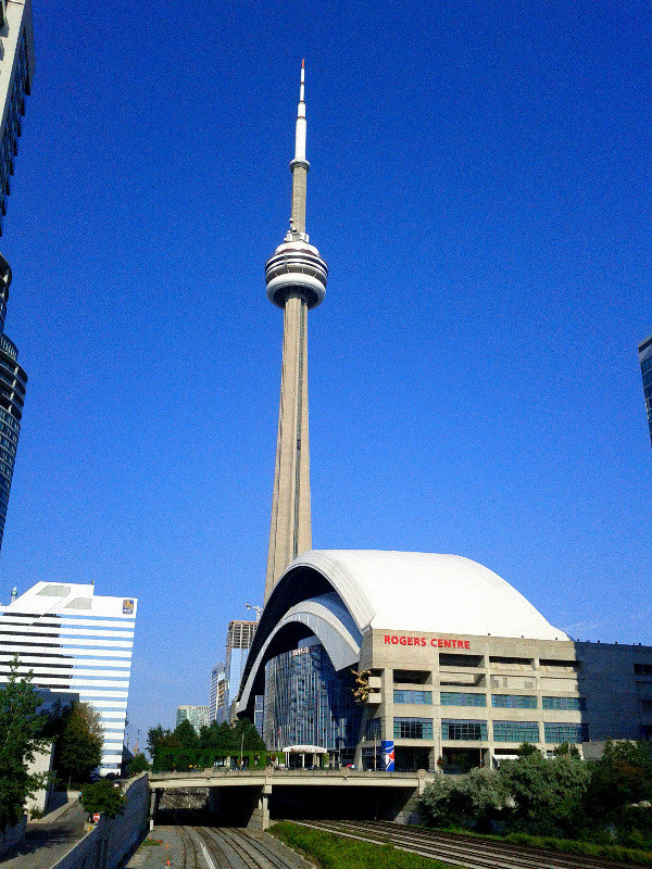 Rogers center and CN tower