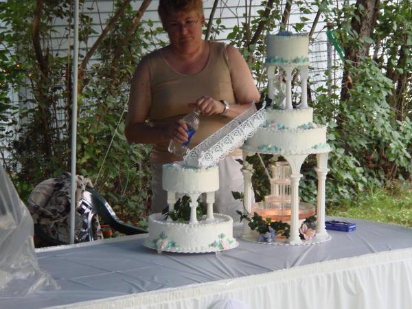 Setting Up the Wedding Cake