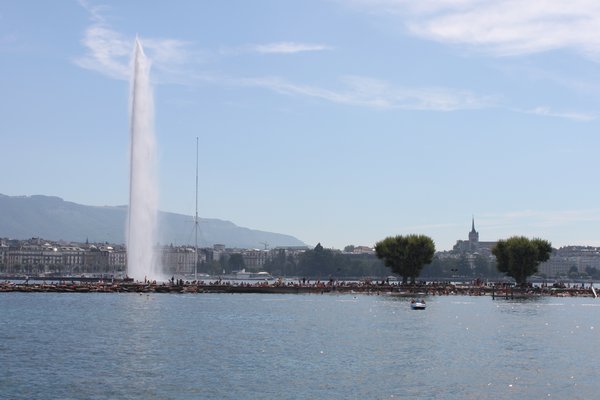 The famous Geneva Geyser