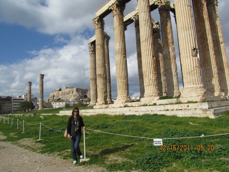 Me at the Temple of Zeus