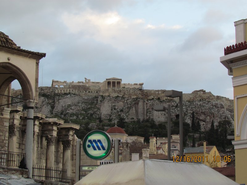 Acropolis from Plaka