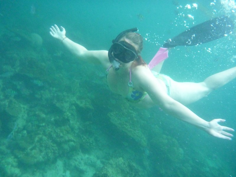 Me snorkelling