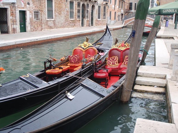 The gondolas of Venice
