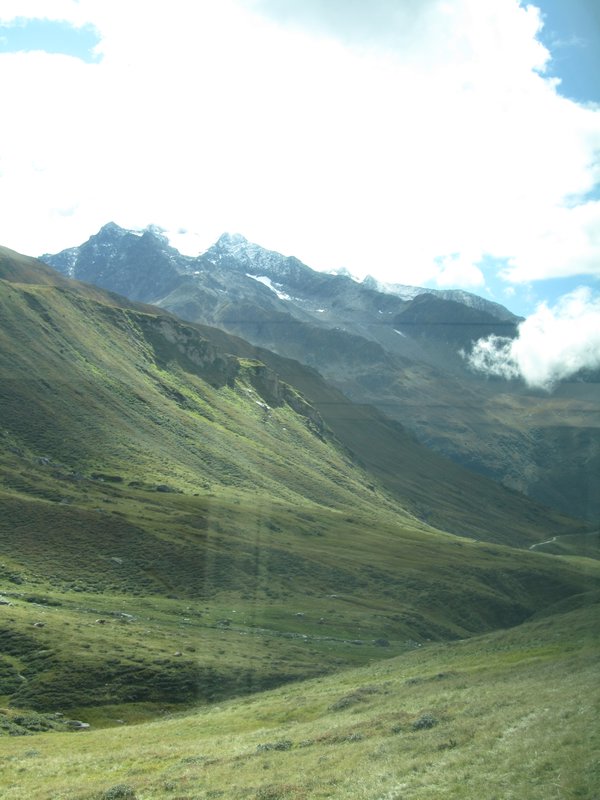 View from the Glacier Express