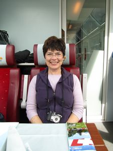 Mary on the Glacier Express