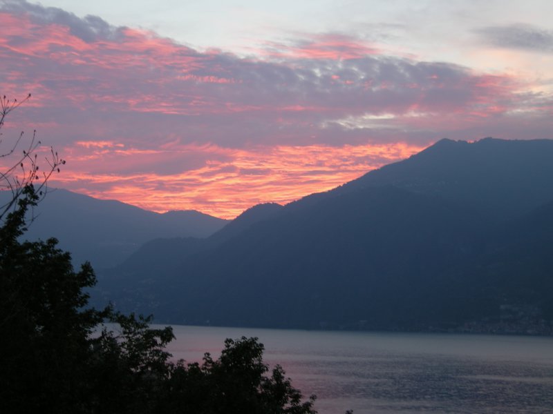 Lake Como sunset