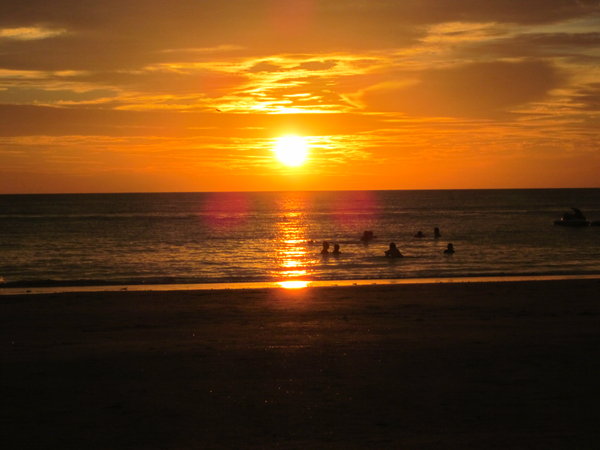 Sunset on Pantai Cenang Beach