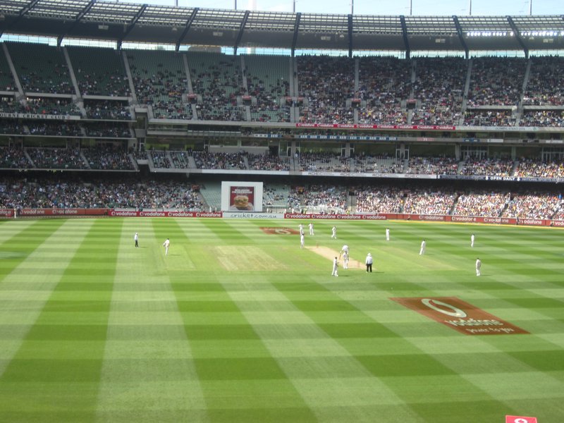 Strauss and Cook at the crease...