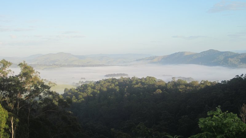 Morning mist over the valley...