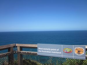Australias most easterly point
