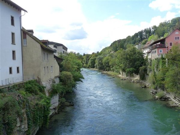 Brugg and Aare river