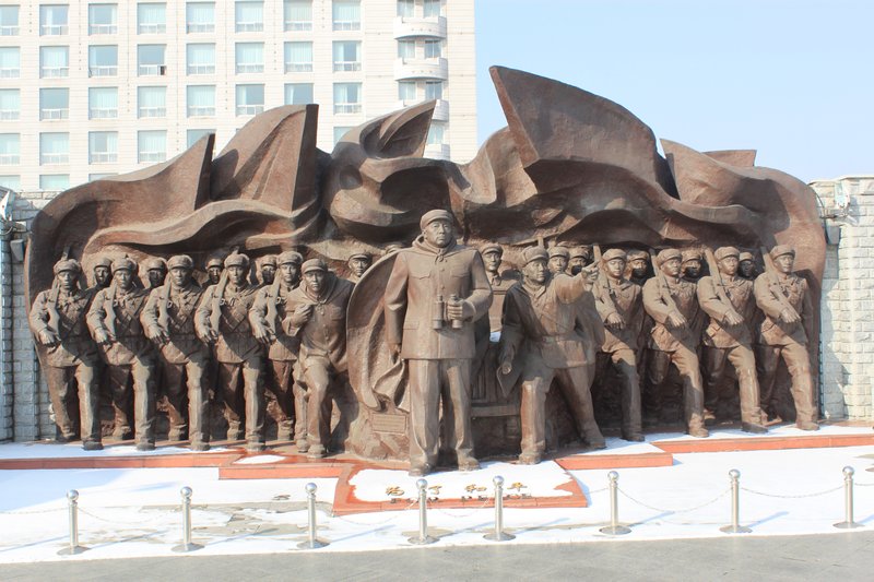 Peng Dehuai and his army.