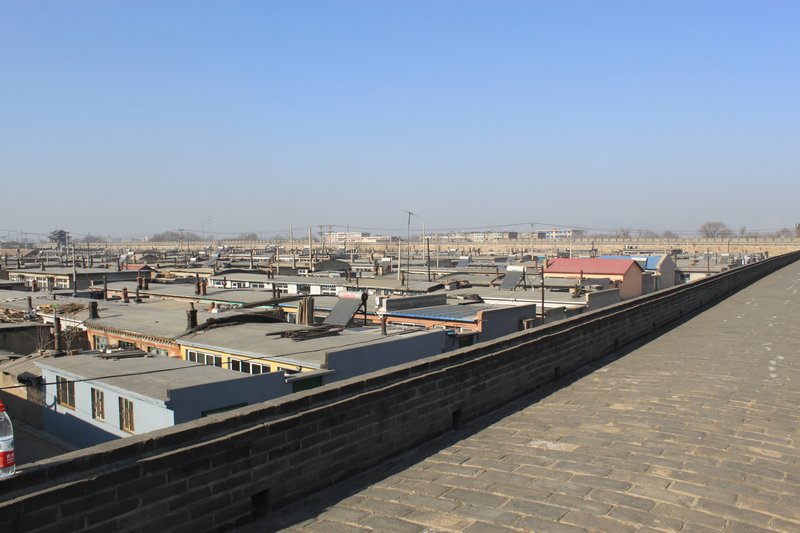 Xincheng's walls and the buildings inside