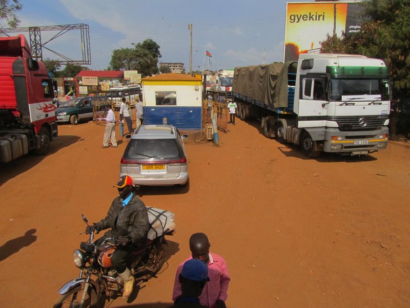 Grenzübergang nach Uganda