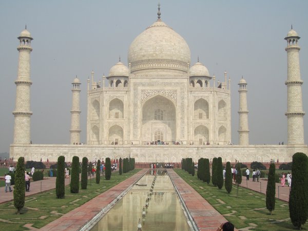 Agra, Indien, Taj Mahal, mit Abstand das schoenste Bauwerk der Welt, kann man nicht auf Fotos festhalten